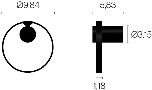 RINGS APPLIQUE ROUND